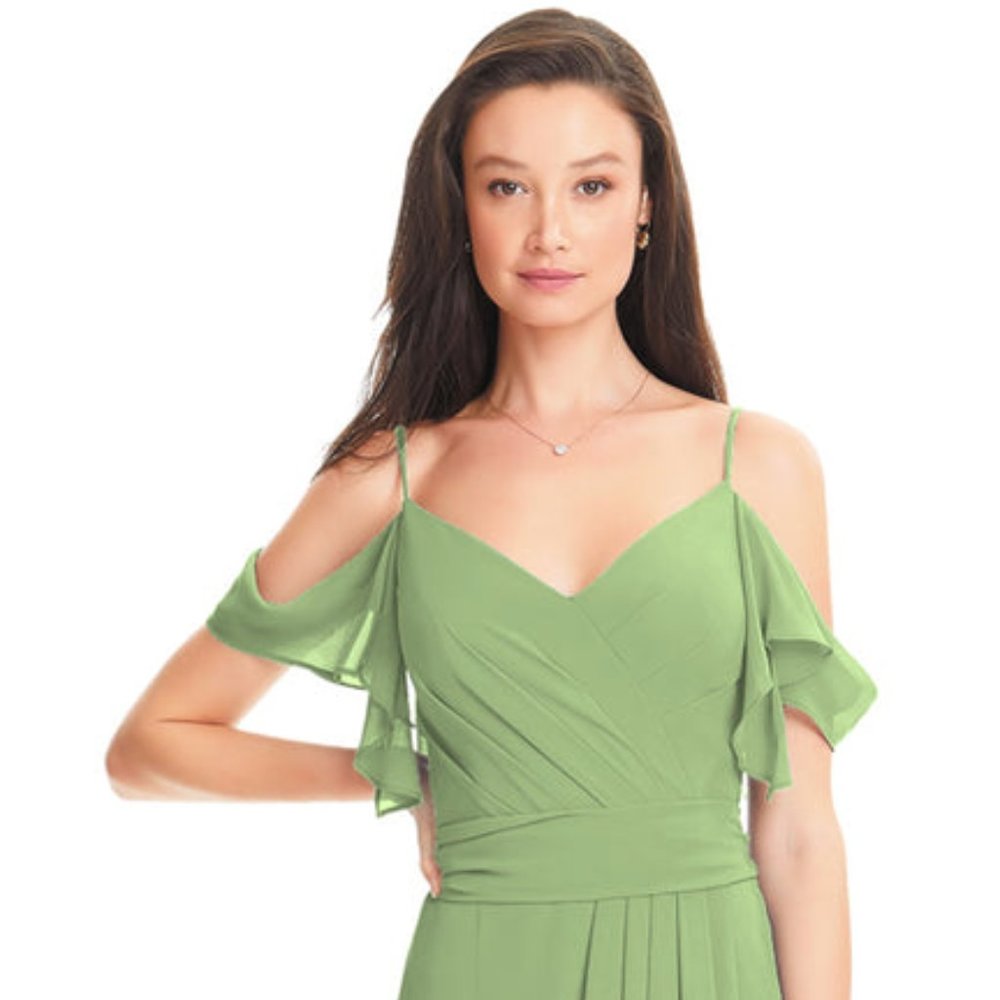 NWT Bill Levkoff Bridsmaid Dress Style 1550 in Pistachio Size 16